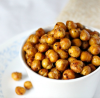 spicy roasted chickpeas